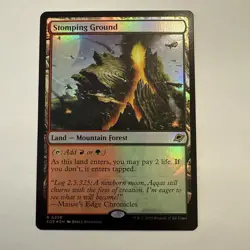 Stomping Ground FOIL Edge of Eternities 258 EOE MTG Rare Land Unplayed Mint M/NM - Image 1