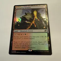 Stomping Ground FOIL Edge of Eternities 258 EOE MTG Rare Land Unplayed Mint M/NM - Image 3