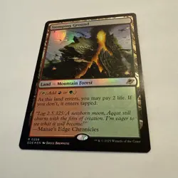 Stomping Ground FOIL Edge of Eternities 258 EOE MTG Rare Land Unplayed Mint M/NM - Image 4