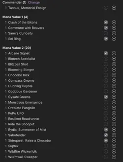 Custom Budget MtG Commander Deck Feat. Tannuk Memorial Ensign (Red Green) - Image 5