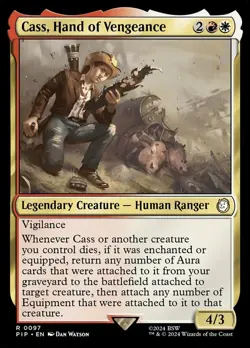 Cass, Hand of Vengeance Light Play, English Magic the Gathering MTG Universes Be - Image 1