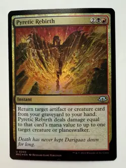 Pyretic Rebirth Foil Modern Horizons 3 Magic Gathering MTG MH3 - Image 1