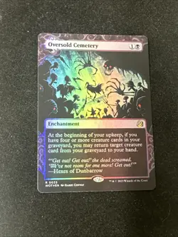 Oversold Cemetery Foil Wilds of Eldraine Enchanting Tales Wot 0033 Mtg Nm - Image 2