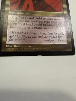 Squandered Resources MTG Magic the Gathering Visions Reserved List Rare - Image 2