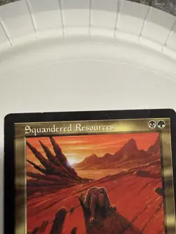 Squandered Resources MTG Magic the Gathering Visions Reserved List Rare - Image 4