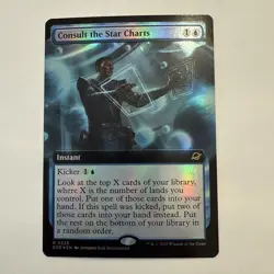 Consult the Star Charts FOIL Extended Art 325 Edge of Eternities EOE MTG Rare NM - Image 1