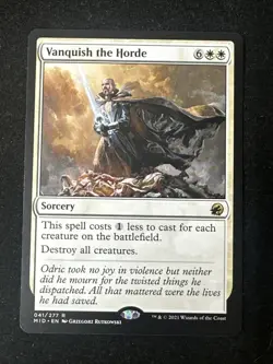 MTG Vanquish the Horde Innistrad Midnight Hunt Rare NM Mid 041/277 Regular NM - Image 1