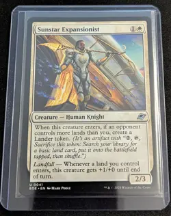 MTG - x2 Sunstar Expansionist - Edge of Eternities - Pack Fresh!! - Image 2