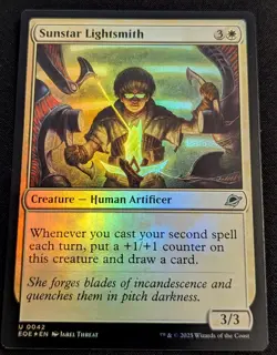 MTG - Sunstar Lightsmith FOIL - Edge of Eternities - Pack Fresh!! - Image 1
