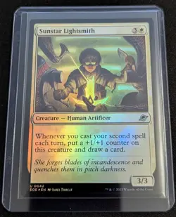 MTG - Sunstar Lightsmith FOIL - Edge of Eternities - Pack Fresh!! - Image 2
