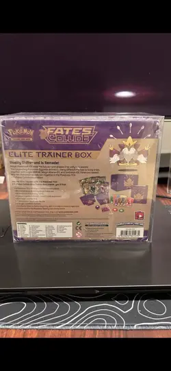 2016 POKEMON TCG XY FATES COLLIDE ELITE TRAINER BOX ETB FACTORY SEALED - Image 3