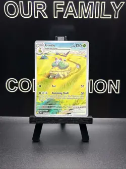 Pokemon TCG Grotle 164/162 Sv05: Temporal Forces Illustration Rare Holo NM - Image 1