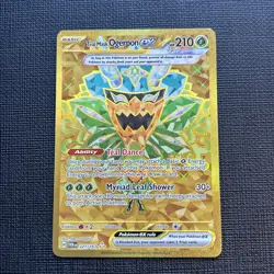 Teal Mask Ogerpon ex NM GOLD Twilight Masquerade 221/167 Pokemon TCG Holo - Image 1