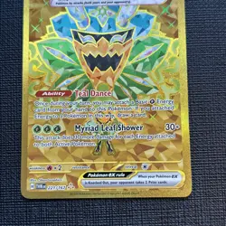 Teal Mask Ogerpon ex NM GOLD Twilight Masquerade 221/167 Pokemon TCG Holo - Image 2