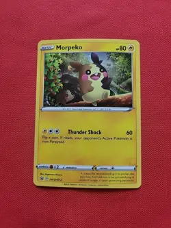 Pokemon: Morpeko SWSH012 Cosmos Holo Rare BSP Black Star Promo 2020 - LP+ - F92 - Image 1