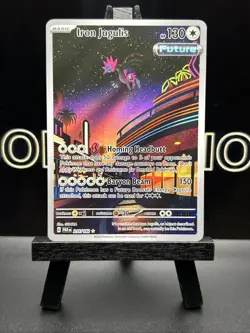 Pokemon Iron Jugulis 216/182 Paradox Rift Illustration Rare NM Condition - Image 2