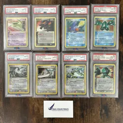 2004 Pokemon Ex Team Rocket Returns Gold Star Mudkip Holo PSA 10 107/109 - Image 4