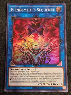 Fiendsmith's Sequence - Super Rare - OP27-EN011 - NM Yugioh - Image 1