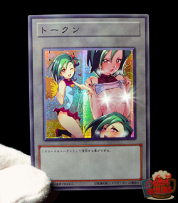 Tori Meadows Uncensored Yugioh ZEXAL Token Secret Rare Alt Art Sexy Waifu Custom - Image 1