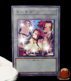 Akiza Izinski Uncensored Yugioh 5Ds Token Secret Rare Alt Art Sexy Waifu Custom - Image 1