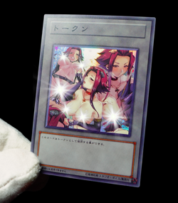 Akiza Izinski Uncensored Yugioh 5Ds Token Secret Rare Alt Art Sexy Waifu Custom - Image 3