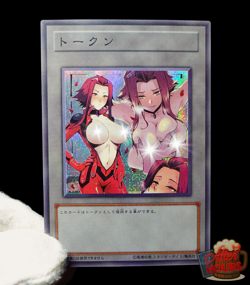 Akiza Izinski Uncensored Yugioh 5Ds Token Secret Rare Alt Art Sexy Waifu Custom - Image 3