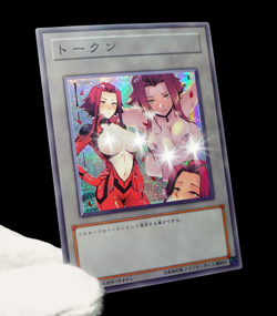 Akiza Izinski Uncensored Yugioh 5Ds Token Secret Rare Alt Art Sexy Waifu Custom - Image 4
