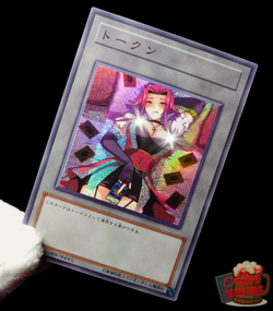 Akiza Izinski Uncensored Yugioh 5Ds Token Secret Rare Alt Art Sexy Waifu Custom - Image 1