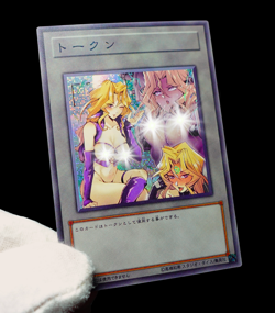 Mai Valentine Uncensored Yugioh Token Secret Rare Alt Art Sexy Waifu Fan Custom - Image 3