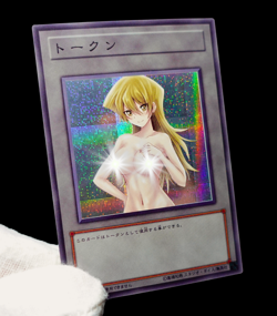 Alexis Rhodes Uncensored Yugioh GX Token Secret Rare Alt Art Sexy Waifu Custom - Image 3