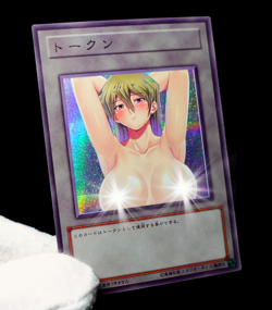Alexis Rhodes Uncensored Yugioh GX Token Secret Rare Alt Art Sexy Waifu Custom - Image 3