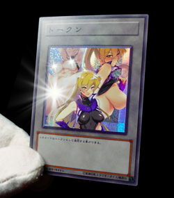 Alexis Rhodes Uncensored Yugioh GX Token Secret Rare Alt Art Sexy Waifu Custom - Image 3