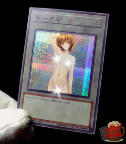 Skye Zaizen Uncensored Yugioh Vrains Token Secret Rare Alt Art Sexy Waifu Custom - Image 1