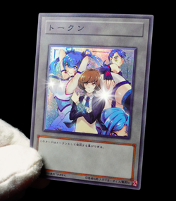Skye Zaizen Uncensored Yugioh Vrains Token Secret Rare Alt Art Sexy Waifu Custom - Image 3