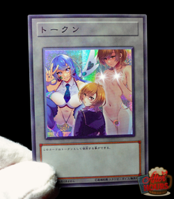 Skye Zaizen Uncensored Yugioh Vrains Token Secret Rare Alt Art Sexy Waifu Custom - Image 1