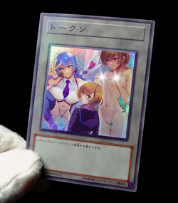 Skye Zaizen Uncensored Yugioh Vrains Token Secret Rare Alt Art Sexy Waifu Custom - Image 4