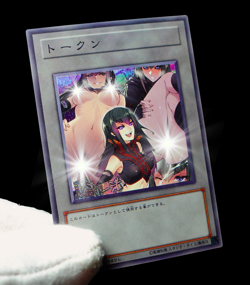 Carly Carmine Uncensored Yugioh 5Ds Token Secret Rare Alt Art Sexy Waifu Custom - Image 3