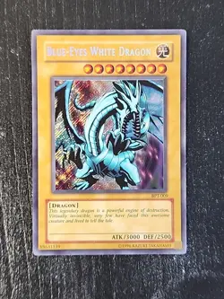 Yugioh Blue-Eyes White Dragon BPT-009 Secret Rare LP Very Nice - Image 1