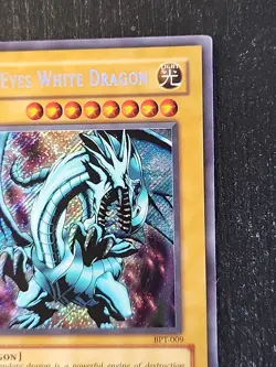 Yugioh Blue-Eyes White Dragon BPT-009 Secret Rare LP Very Nice - Image 5