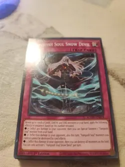 Yugioh! Vanquish Soul Snow Devil - AGOV-EN078 - Common - 1st Edition LP - Image 1