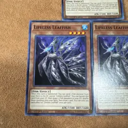 🔥 3x Yugioh Lifeless Leaffish MP21-EN122 1st Edition Common PLAYSET 🔥 - Image 3