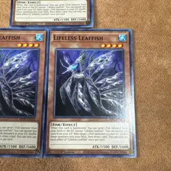 🔥 3x Yugioh Lifeless Leaffish MP21-EN122 1st Edition Common PLAYSET 🔥 - Image 4
