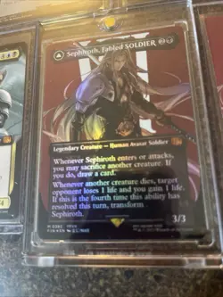 Magic: The Gathering Sephiroth, Fabled SOLDIER (Borderless) Foil Final Fantasy - Image 3