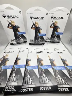 9 Magic The Gathering Final Fantasy Play Booster Sleeved Pack - Image 4