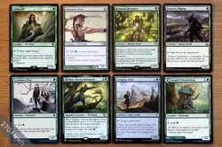 Set of 8 Different Popular Green Mana Dorks *Unplayed NM* Llanowar Arbor Elf MTG - Image 1