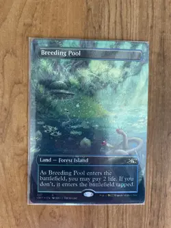 Magic The Gathering Unfinity Breeding Pool Galaxy Foil Borderless - Image 1