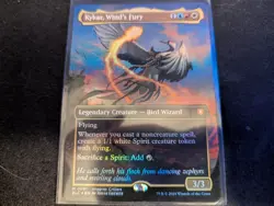 MTG Magic the Gathering FOIL Kykar, Wind's Fury Borderless BLC! - Image 1
