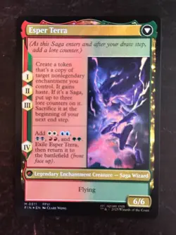 MTG Final Fantasy English Terra, Magical Adept Extended Art 0511 Foil - Image 2