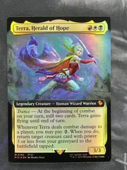 Terra, Herald of Hope (Extended Art) Commander: Final Fantasy Foil - Image 1