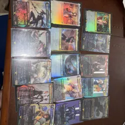 MTG FINAL FANTASY LOT 15 Card All Foil - Image 1